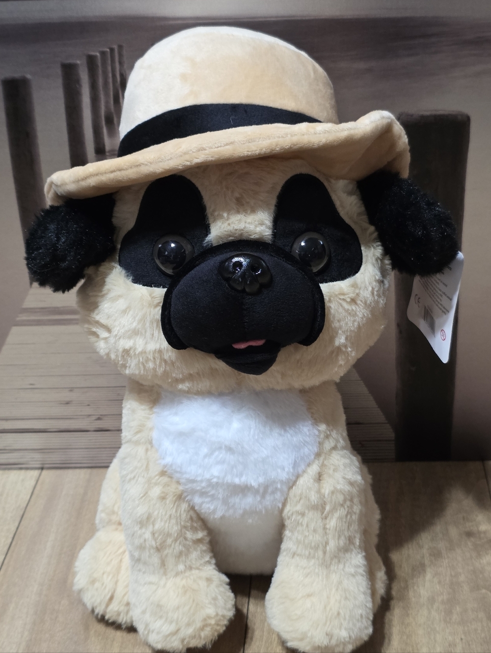 Peek-a-Boo Plush Toy Puppy Dog With Hat The BMI Merchandise
